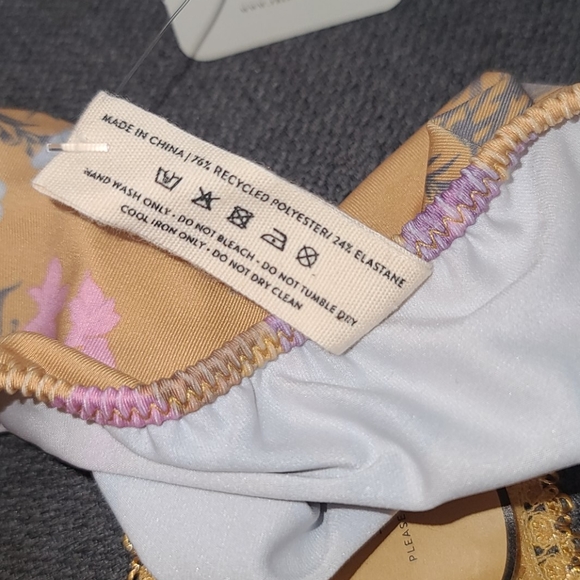 New spell designs wild bloom bloomer panty gold S - Picture 10 of 16